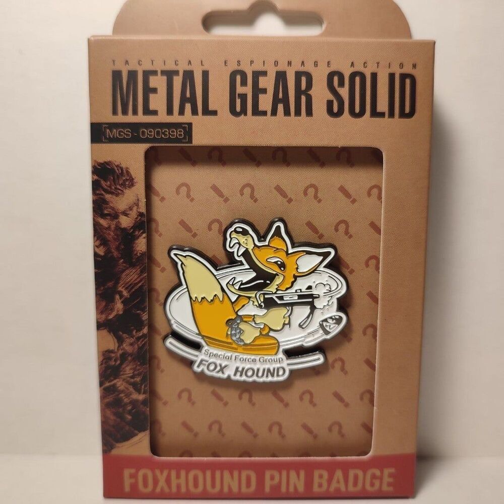 Metal Gear Solid Foxhound Limited Edition Enamel Pin Official Collectible
